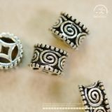  Charm bạc tròn xoắn ốc 8mm - Bạc Cao Cấp 