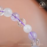  Vòng Tay Thạch Anh Hỗn Hợp Cắt Giác 10mm 