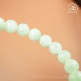  Vòng Tay Đá Angelite 8mm 2A Phối Charm Bi Tròn Họa Tiết 