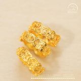  Charm Tròn Nhẫn 10.18mm - Bạc 925 Mạ Vàng Cao Cấp 