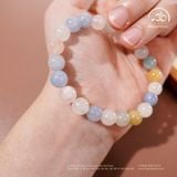  Vòng Tay Morganite 8mm - 10mm 6A 