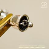  Chuông Kim Cang Bạc Đen 925 