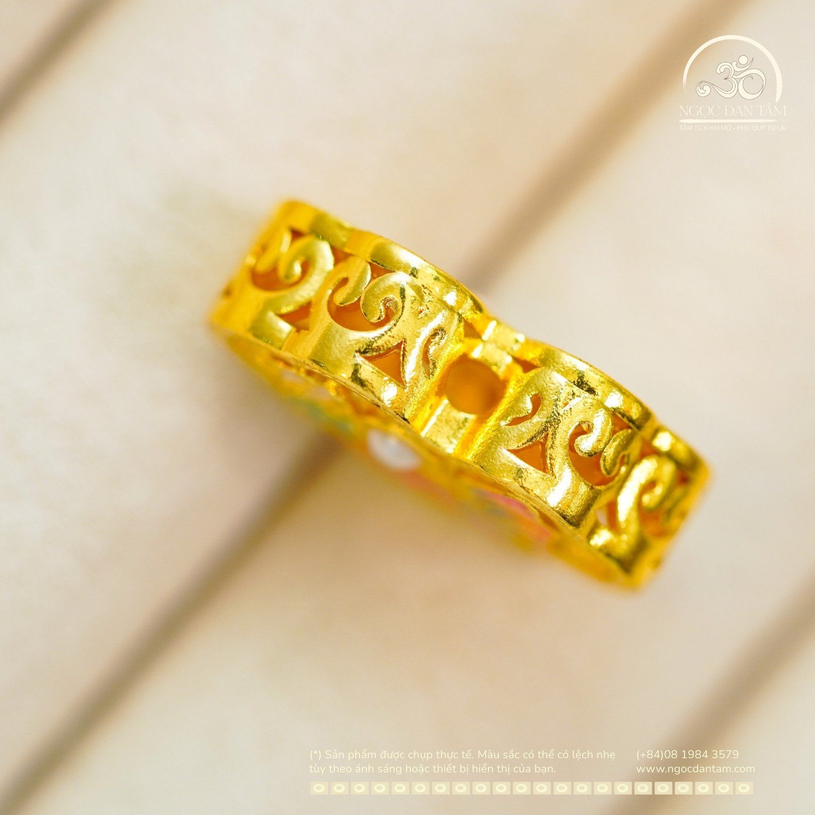  Charm Bướm Mây 22,57mm - Kim Loại Mạ Vàng Cao Cấp 