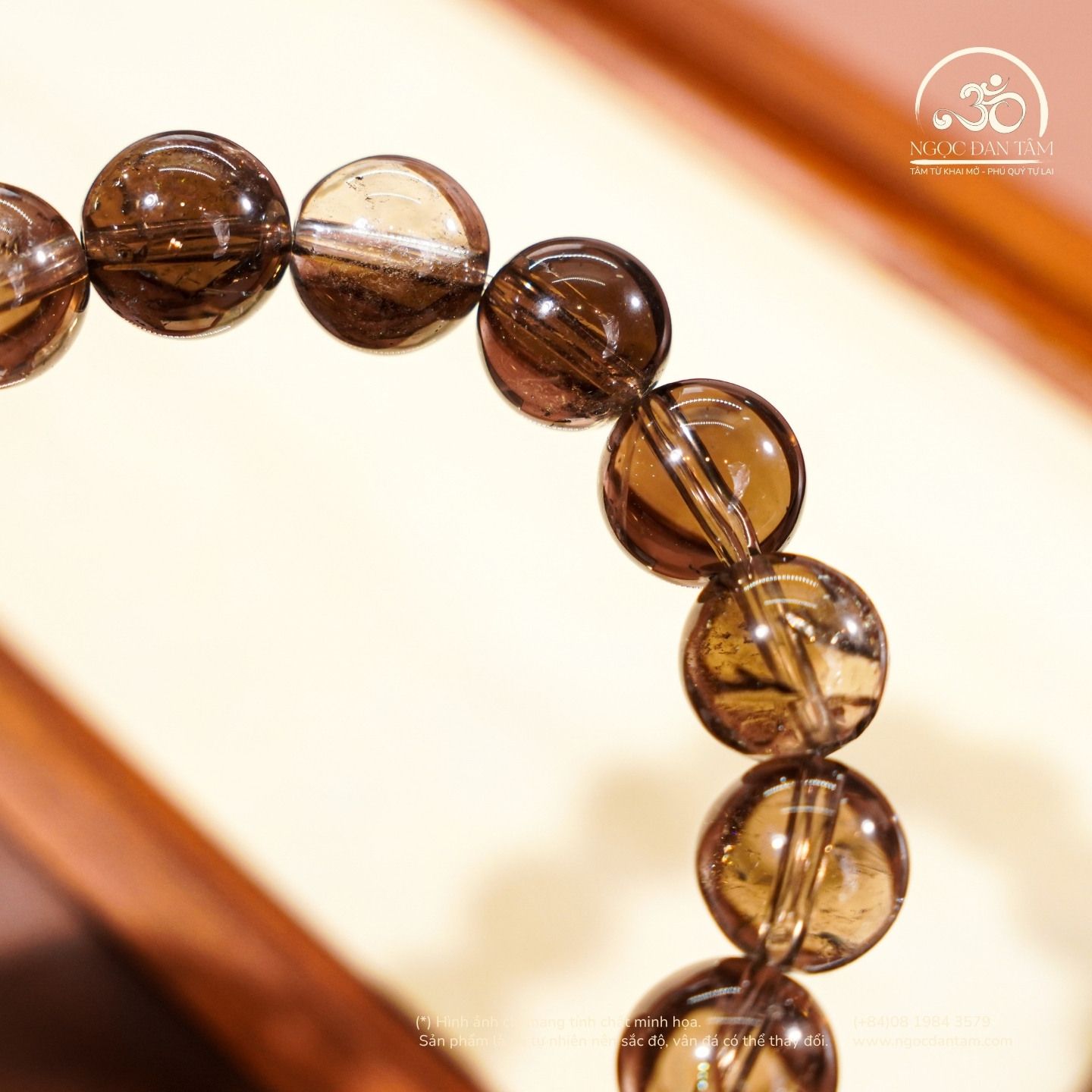  Vòng Tay Thạch anh Khói 10mm 2A 