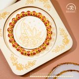  Lắc Tay Bạc 925 Mạ Vàng Lục Tự Chân Ngôn 