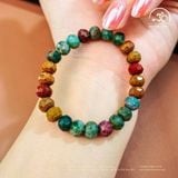  Vòng Tay Mã Não Rêu Thuôn 6x8mm 2A 