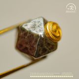  Charm Bát Giác 7.39mm - Bạc 925 Mạ Vàng 