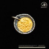  Charm Kỳ Lân 14,41mm - Bạc 925 Mạ Vàng Cao Cấp 