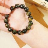  Vòng Tay Đá Sapphire Ánh Titan 11mm 5A 