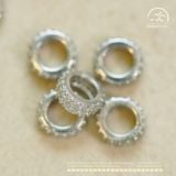  Charm Tròn Bạc 7mm - Bạc 925 Cao Cấp 