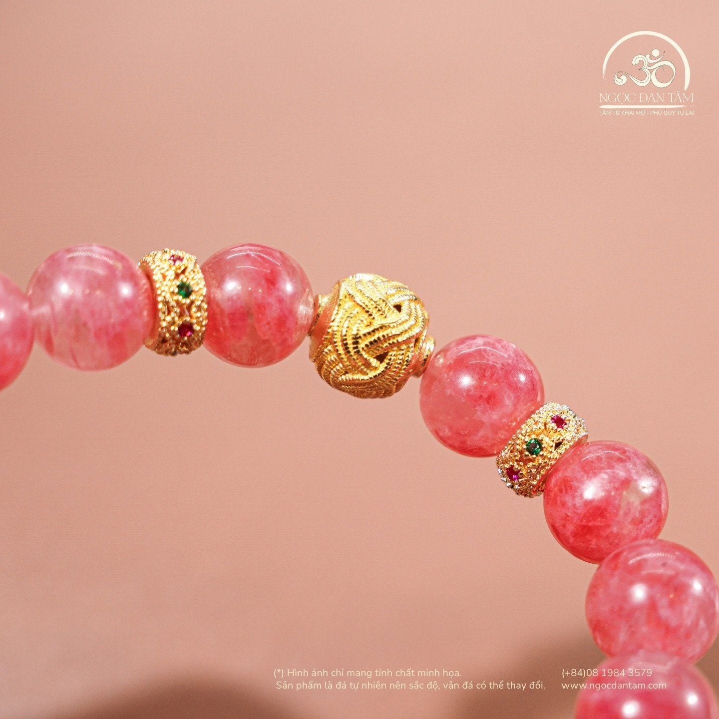  Vòng Tay Tường Vi Cát Tường 9mm 5A 