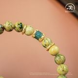  Vòng Tay Green Dragon Phối Charm Lu Thống 8mm 2A 