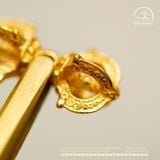  Charm Kim Cương Chử (Vajra) - Bạc 925 Mạ Vàng Cao Cấp 