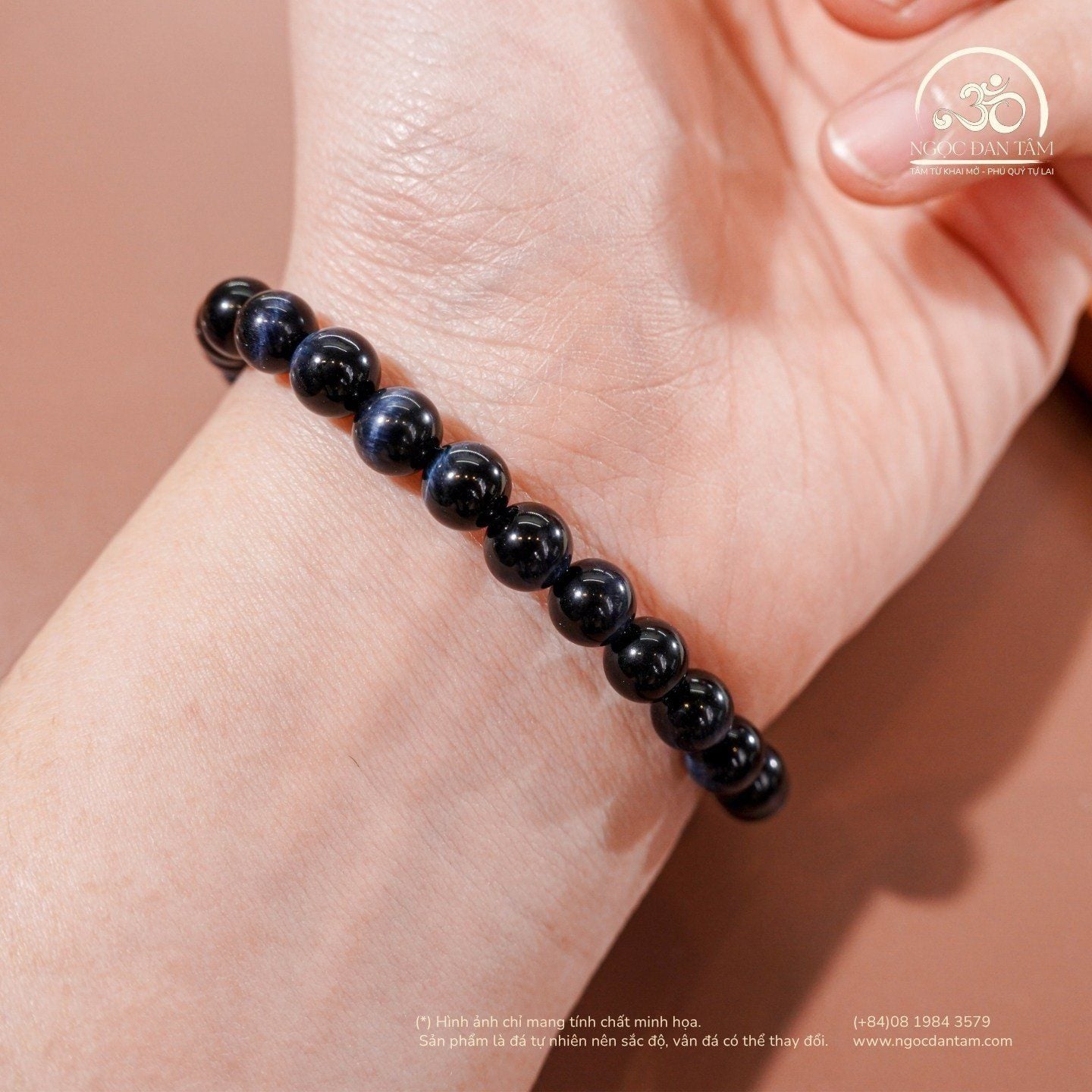  Vòng Tay Thạch Anh Mắt Chim Ưng 6mm - 8mm - 10mm 5A 