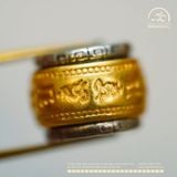  Charm Hạt Trống Chú Om - Bạc 925 Mạ Vàng Cao Cấp 