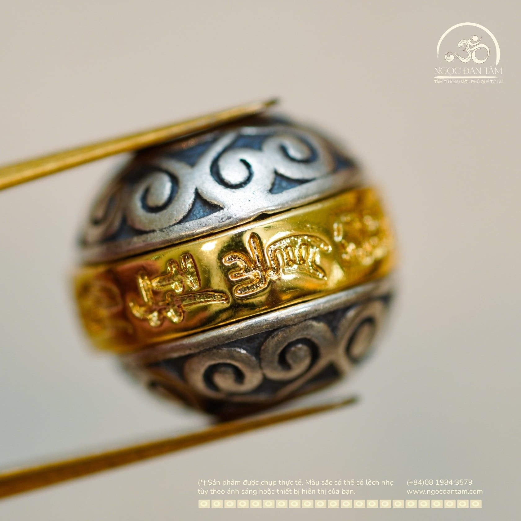  Charm Thái Tuế (Nhỏ) - Bạc 925 Mạ Vàng Cao Cấp 