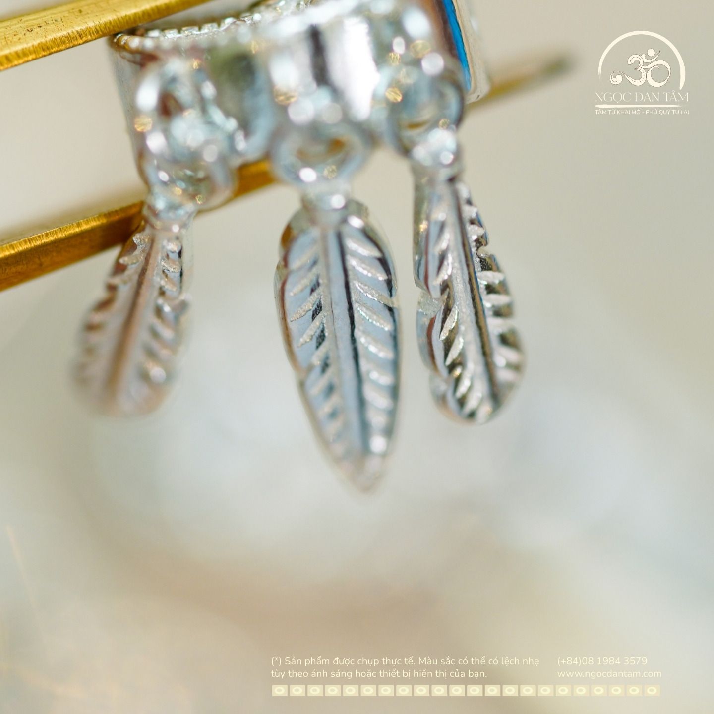  Charm Bạc Dream Catcher 9mm - Bạc 925 Cao Cấp 