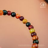  Vòng Tay Thạch Tóc Hỗn Hợp Phối Charm 6mm 5A 