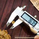  Charm Ốp Đệm Đính Đá 7,67mm - Kim Loại Mạ Vàng Cao Cấp 