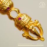  Charm Chày Kim Cang Quỷ - Bạc 925 Mạ Vàng Cao Cấp 