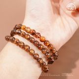  Chuỗi Thạch Anh Tóc Nâu Đồng Trục VVIP 6mm 