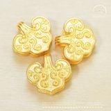  Charm Mây Đôi 11mm - Bạc 925 Mạ Vàng Cao 