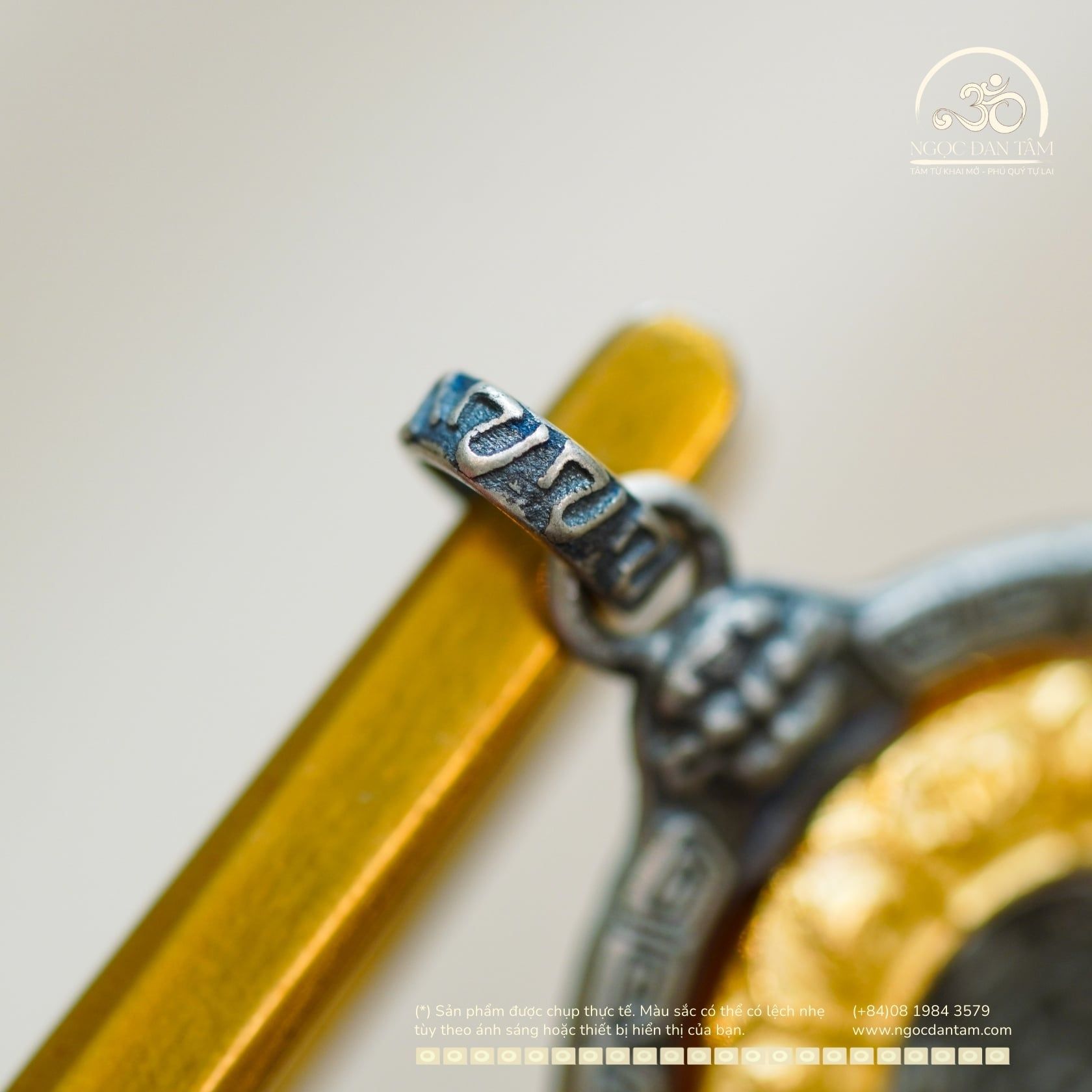  Mặt Dây Chuyền 12 Con Giáp 18,96 - Bạc 925 Mạ Vàng 