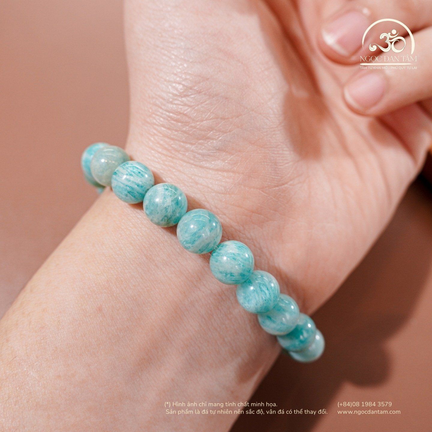  Vòng Tay Amazonite 8mm 2A 