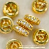  Charm Vô Lăng 8,36mm - Bạc 925 Mạ Vàng Cao Cấp 