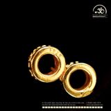  Charm Tròn O 5.29mm - Bạc 925 Mạ Vàng Cao Cấp 