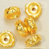  Charm Vàng Cánh Hoa 9.89mm - Bạc 925 Mạ Vàng Cao Cấp 