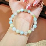  Vòng Tay Đá Morgan 6x8mm Phối Charm 
