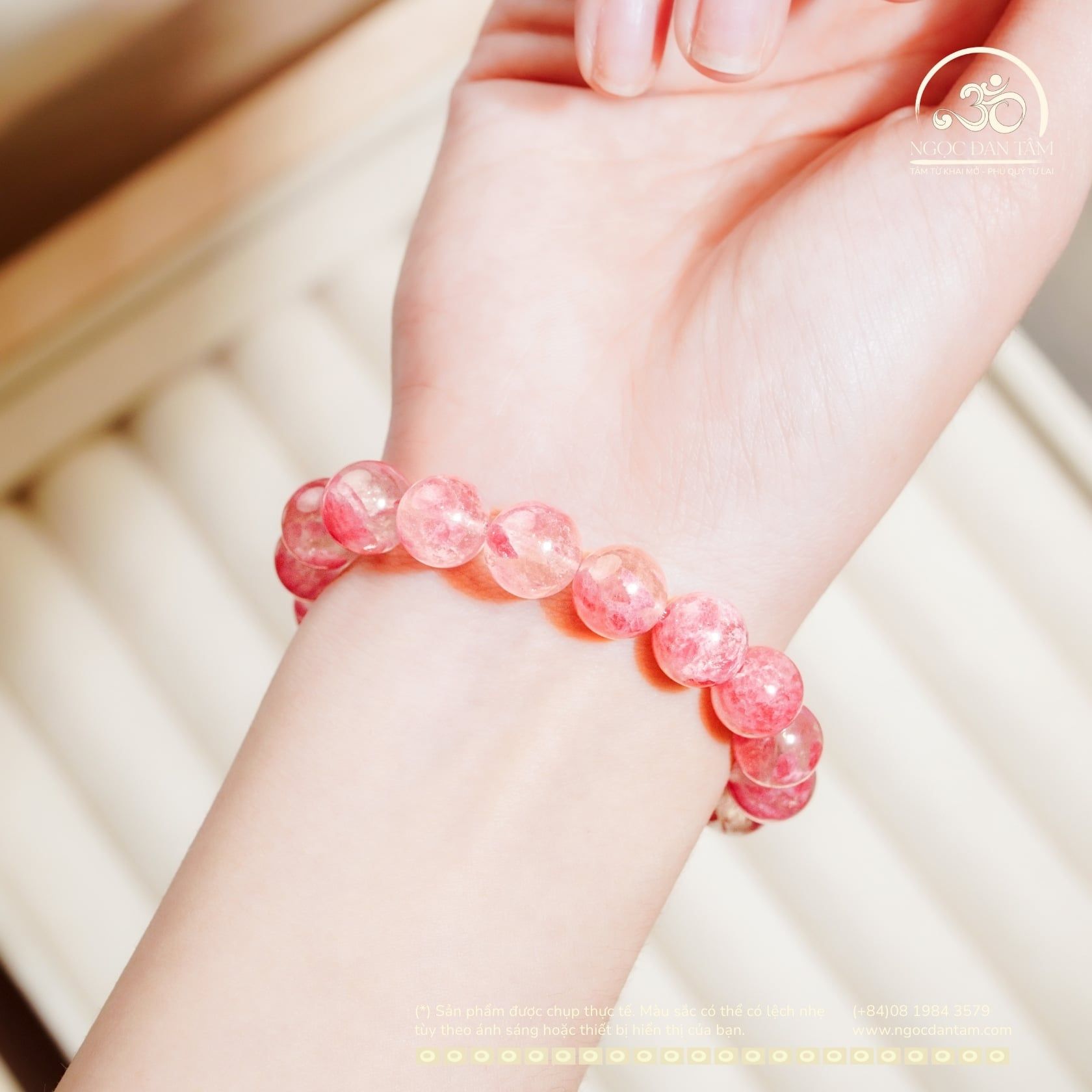  Vòng Tay Tường Vi 11mm 5A 