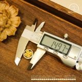  Charm Bánh Xe Pháp Luân Lớn 14,97mm - Bạc 925 Mạ Vàng Cao Cấp 