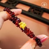  Vòng Tay Ngọc Phách An Xuân 5gram (Huyết Phách Phối Mật Lạp) 