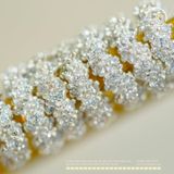  Charm Vòng Lấp Lánh 8mm - Bạc Cao Cấp 