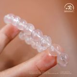  Vòng Tay Thạch Anh Hồng Sao 9mm 6A 