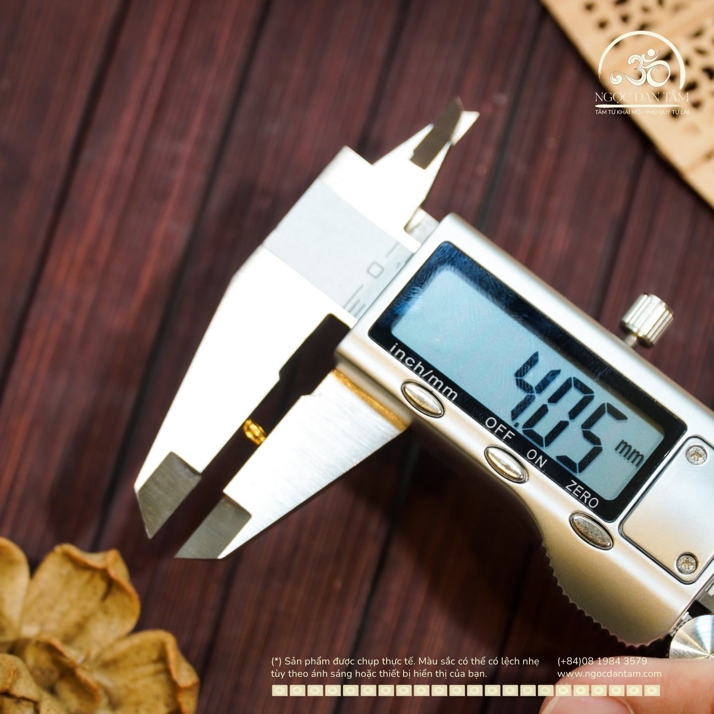  Charm Tròn Dẹp 4mm - Bạc Mạ Vàng Cao Cấp 