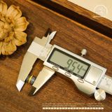  Charm Hamburger Nhỏ 9,54mm - Bạc 925 Mạ Vàng Cao Cấp 