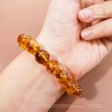  Vòng Tay Thạch Anh Vàng Hoa Bay 11mm 3A 