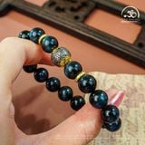  Vòng Tay Thạch Anh Mắt Chim Ưng 10mm 5A Phối Charm 