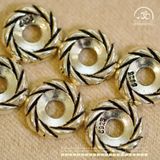  Charm Dẹp 10mm - Bạc 925 Cao Cấp 