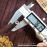  Charm Đệm Bánh Xe Bạc 7.61mm - Bạc 925 Cao Cấp 