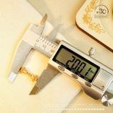  Charm Chùy Kim Cang Đá Màu - Bạc 925 Mạ Vàng Cao Cấp 