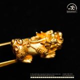  Tỳ Hưu 109N 15,77mm - Đồng Thau Mạ Vàng Cao Cấp 