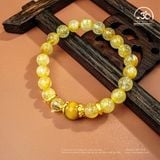  Vòng Tay Đá Thạch Anh Tóc Vàng 8mm 7A Phối Đá Mắt Hổ 10mm 5A 