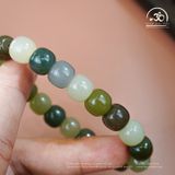  Vòng Tay Cẩm Thạch Hạt Bầu 10mm 3A 