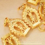  Mặt Dây Chuyền Kim Cang Tháp - Bạc 925 Mạ Vàng Cao Cấp 