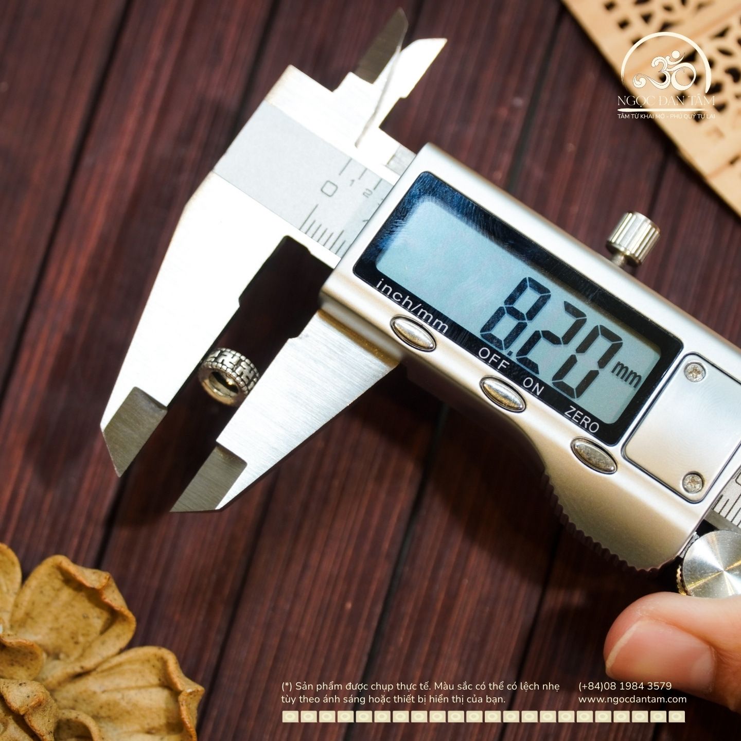  Charm Đệm Chữ Vạn Nhỏ - Bạc 925 Cao Cấp 