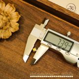  Charm Bát Giác 7.39mm - Bạc 925 Mạ Vàng 